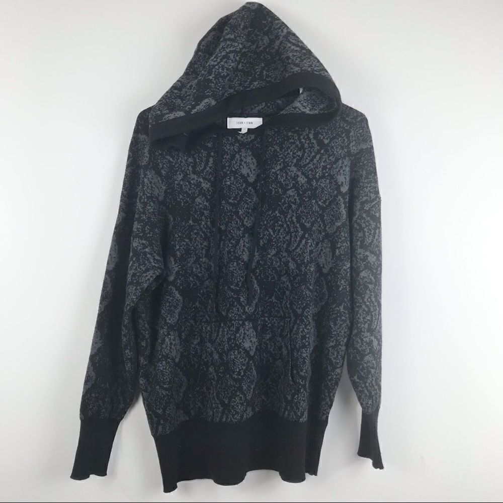 John+ Jenn Dylan Python Hooded Tunic Pullover Wit… - image 7
